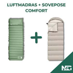 Pakke: Luftmadras + Sovepose
