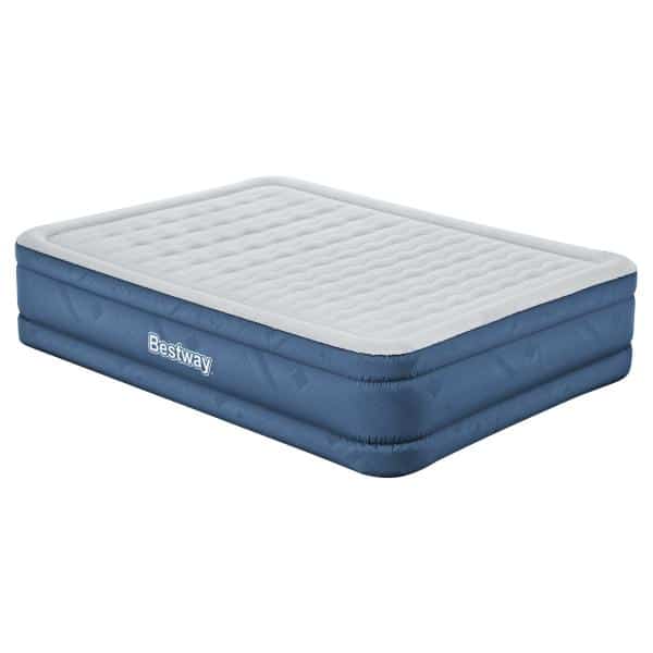 Bestway Airbed queen-size blå 203x152x46cm