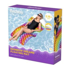 Bestway Rainbow Dreams Floating Mat 161cm